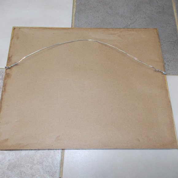 EUC, Girl & Boy walking at beach matted & framed - Picture 4 of 4